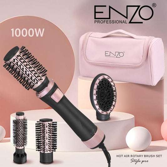 💖 Brosse Soufflante Rotative 5 en 1 ENZO – L’Élégance au Bout des Doigts 💨