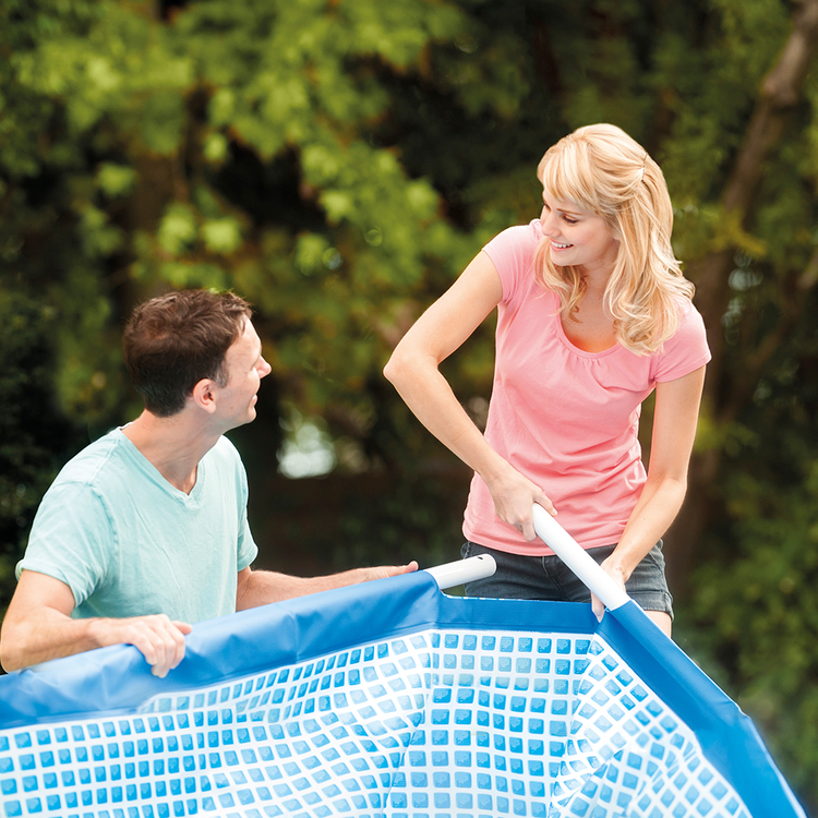 Piscine Rectangulaire Métal Frame Junior