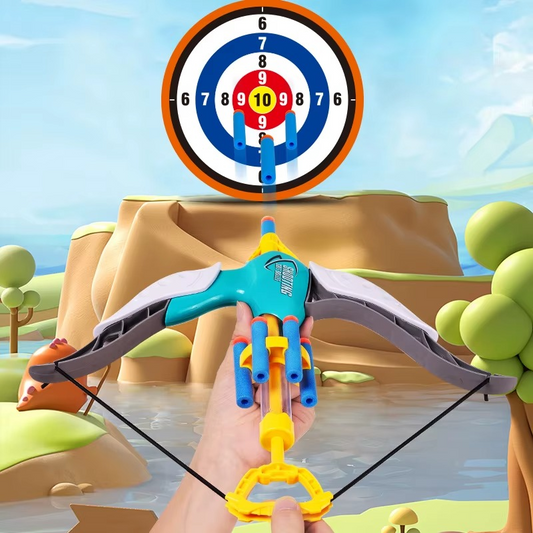 Ensemble de Tir à l'Arc avec 10 Ventouses Flèches Cible