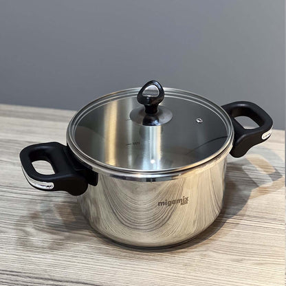 Série Cocotte 9 pcs en Inox inoxydable 18/10 طنجرة ضغط 9 قطع مصنوعة من الفولاذ المقاوم للصدأ