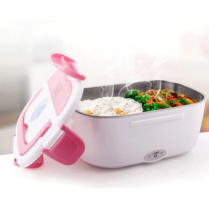 حافظة الطعام الكهربائية محمولة 1.5 لتر 40 واط من الفولاذ المقاوم للصدأ 🍱 Lunch Box Electric 40W - 12V / 220 V en Acier inoxydable