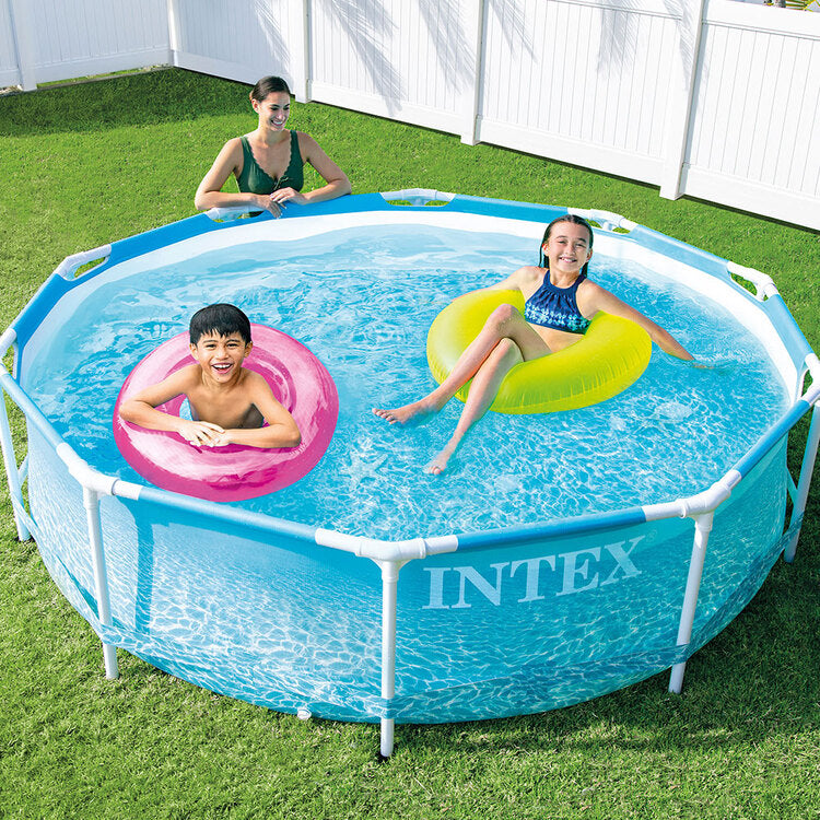 Intex Piscine Metal Frame Rond