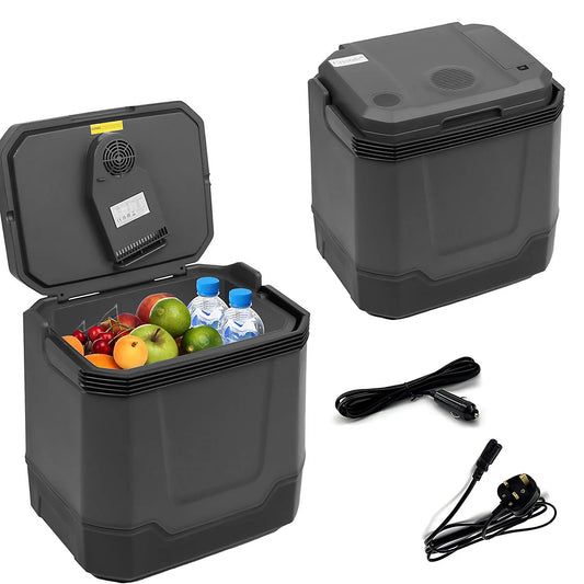 ثلاجة السفر المحمولة بحجم عائلي 33 لتر
