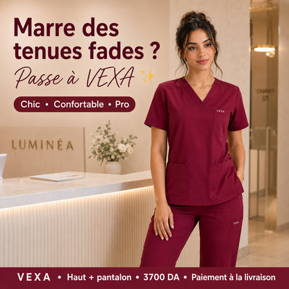 Tenue médicale VEXA : travaillez avec confort, style et confiance ✨✨