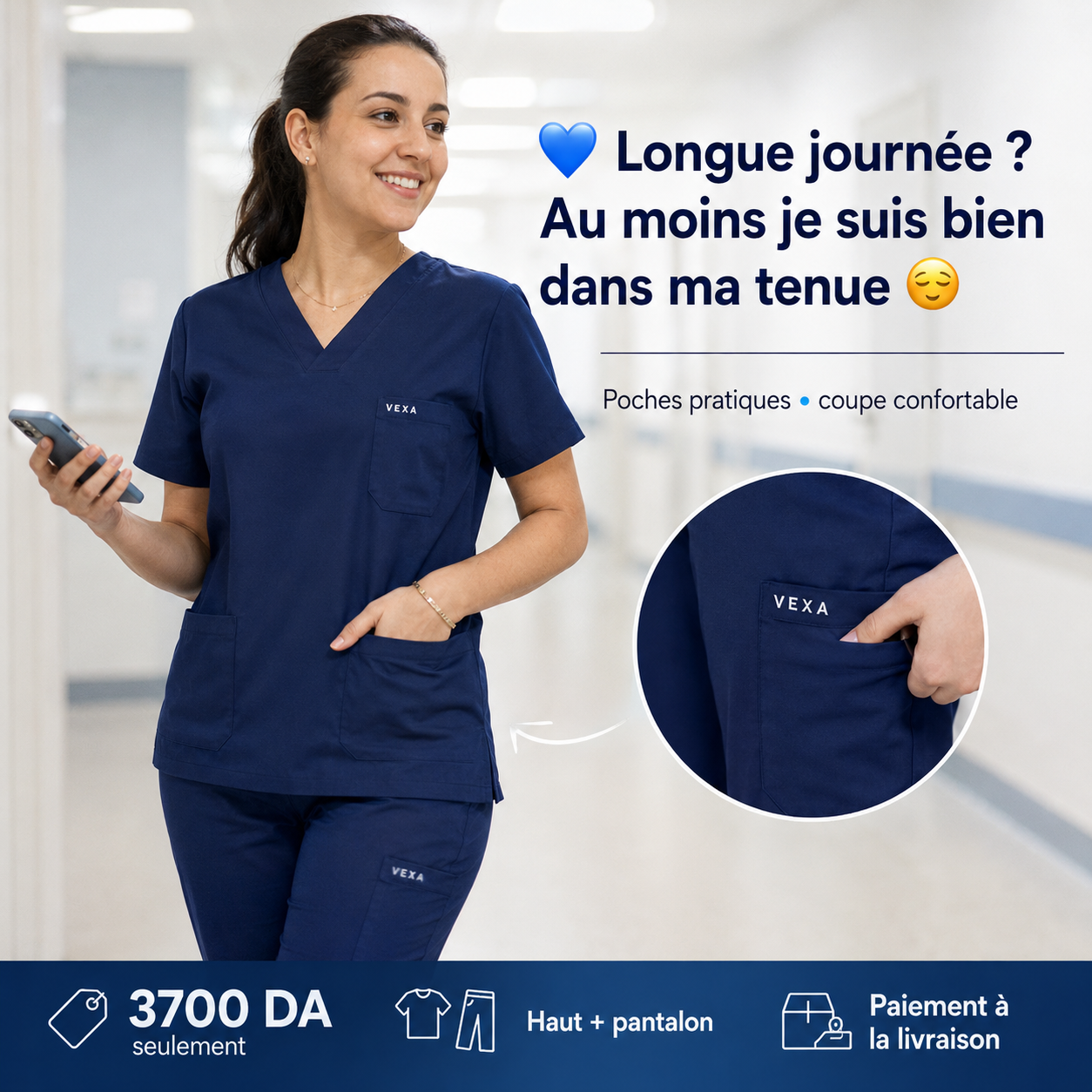 Tenue médicale VEXA : travaillez avec confort, style et confiance ✨✨