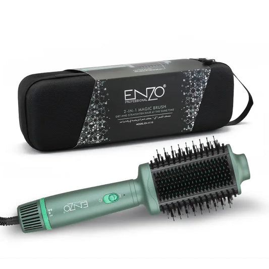 Brosse Chauffante 2-en-1 ENZO EN-4110