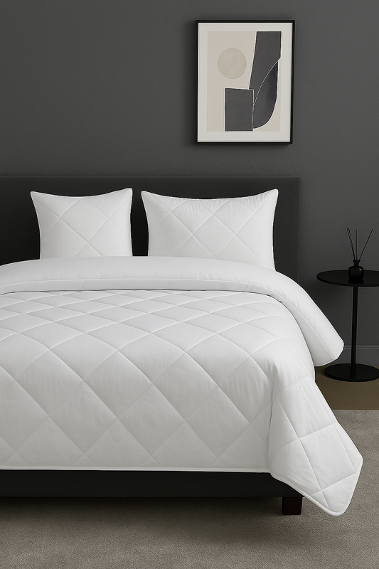 Pack de Couette 4 pcs tissu Turk - 220*240 - Haute Qualité, Anti-Allergique طقم كوات 4 قطع قماش تركي عالي الجودة