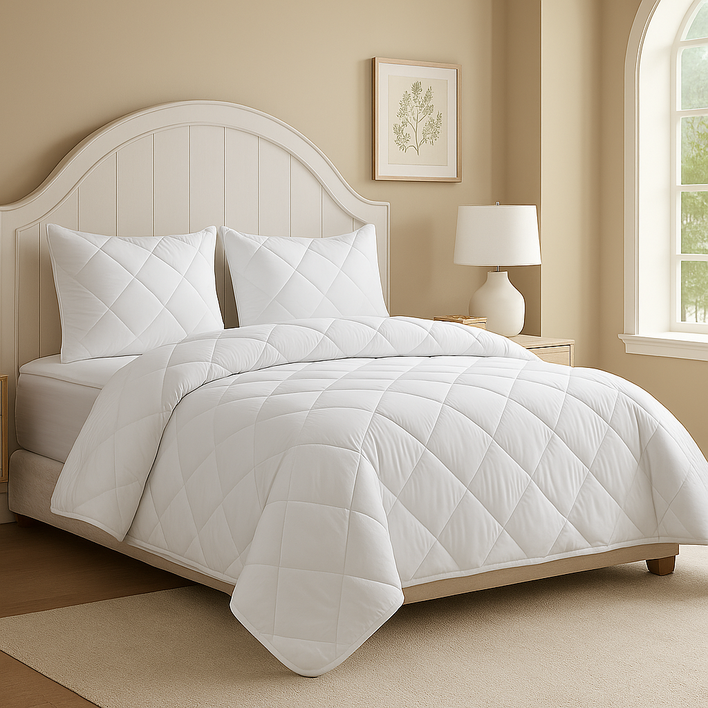 Pack de Couette 4 pcs tissu Turk - 220*240 - Haute Qualité, Anti-Allergique طقم كوات 4 قطع قماش تركي عالي الجودة