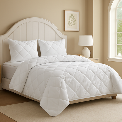 Pack de Couette 4 pcs tissu Turk - 220*240 - Haute Qualité, Anti-Allergique طقم كوات 4 قطع قماش تركي عالي الجودة