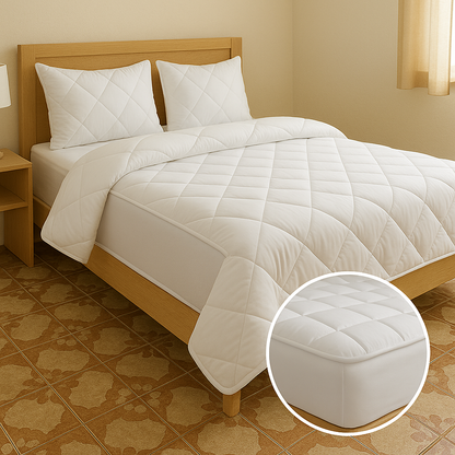 Pack de Couette 4 pcs tissu Turk - 220*240 - Haute Qualité, Anti-Allergique طقم كوات 4 قطع قماش تركي عالي الجودة