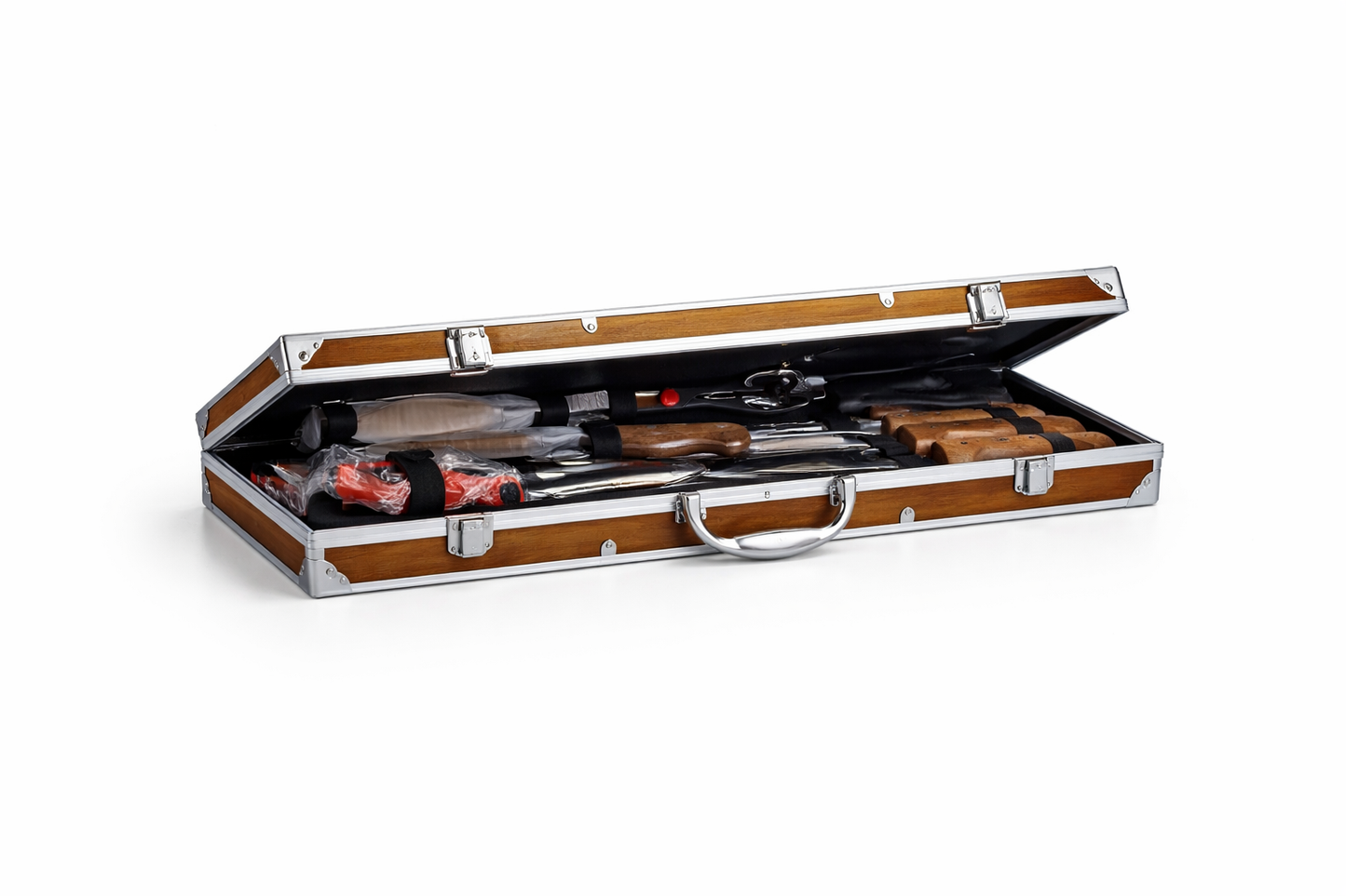 Valise des Couteaux en Bois High Carbon طقم سكاكين العيد 8 قطع و 12 قطعة مصنوعة من الفولاذ العالي الجودة